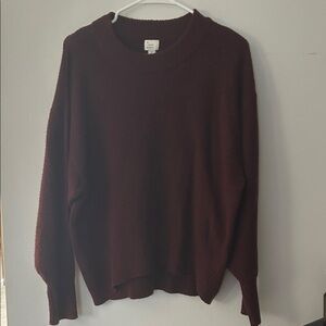 Burgundy Oversized Sweater